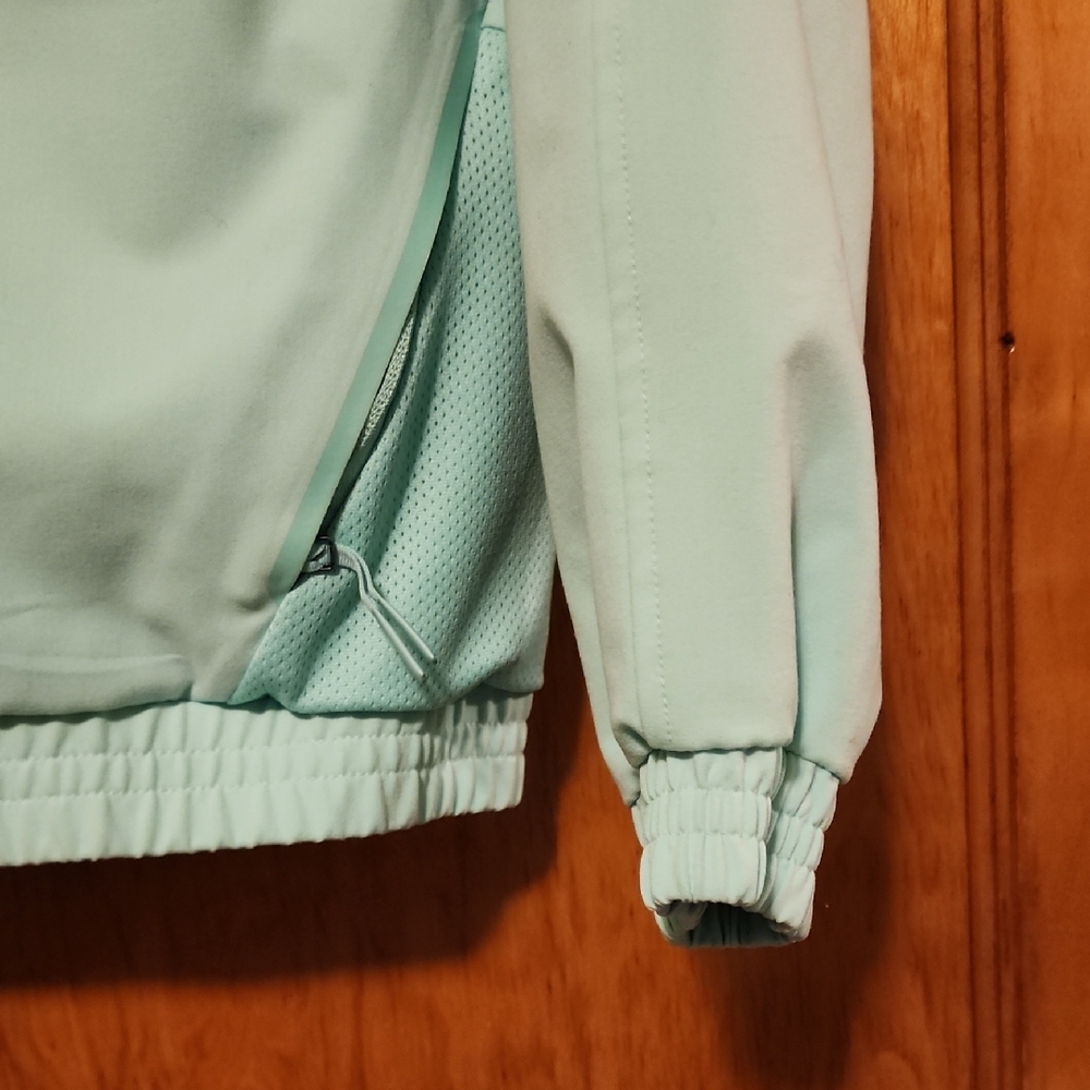 Figs Light Mint Full-Zip Jacket Small - image 4